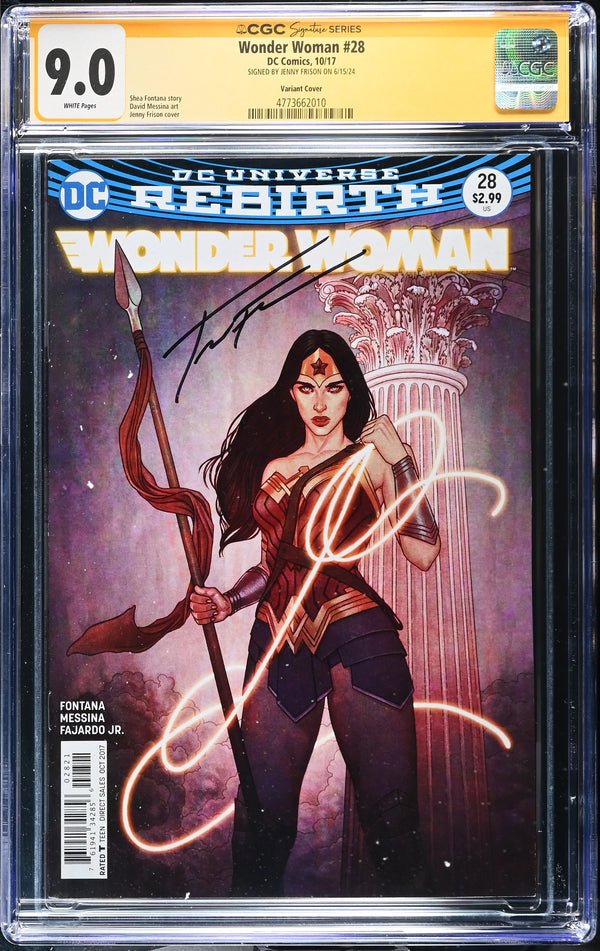 Wonder Woman #28 CGC 9.0 front