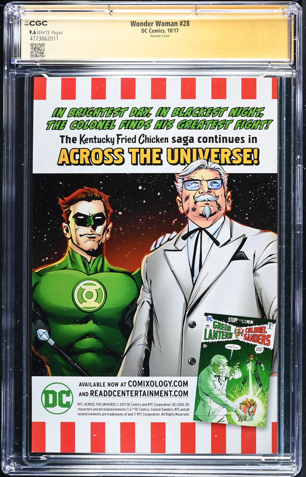 Wonder Woman #28 CGC 9.6 back