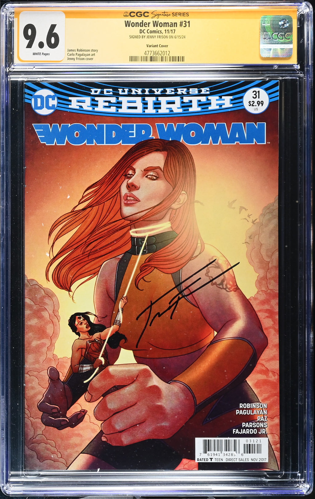 Wonder Woman #31 CGC 9.6 front