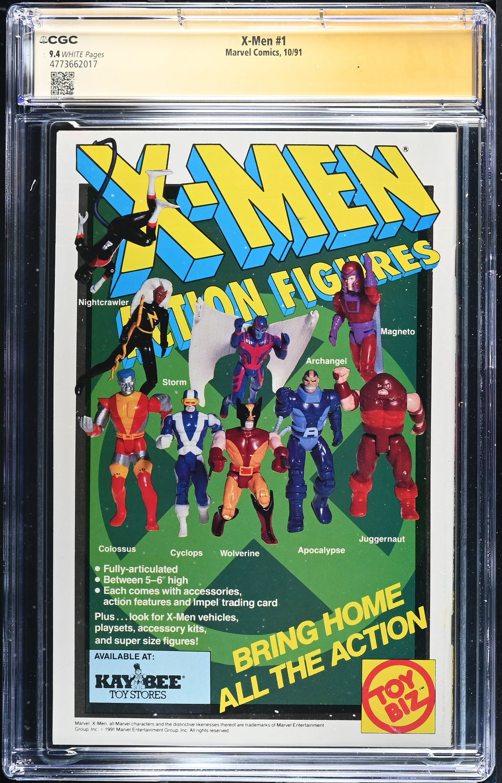X-Men #1 CGC 9.4 back