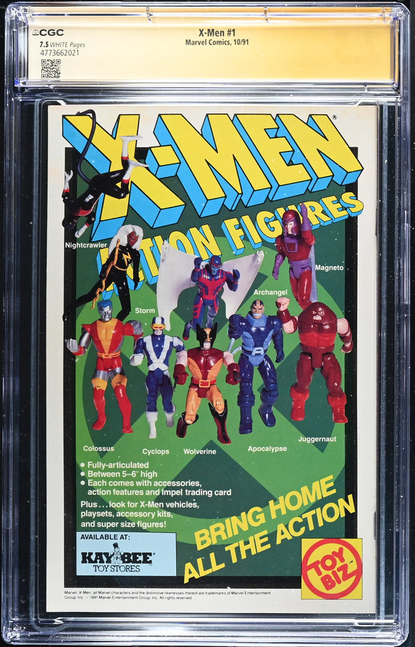 X-Men #1 CGC 7.5 back