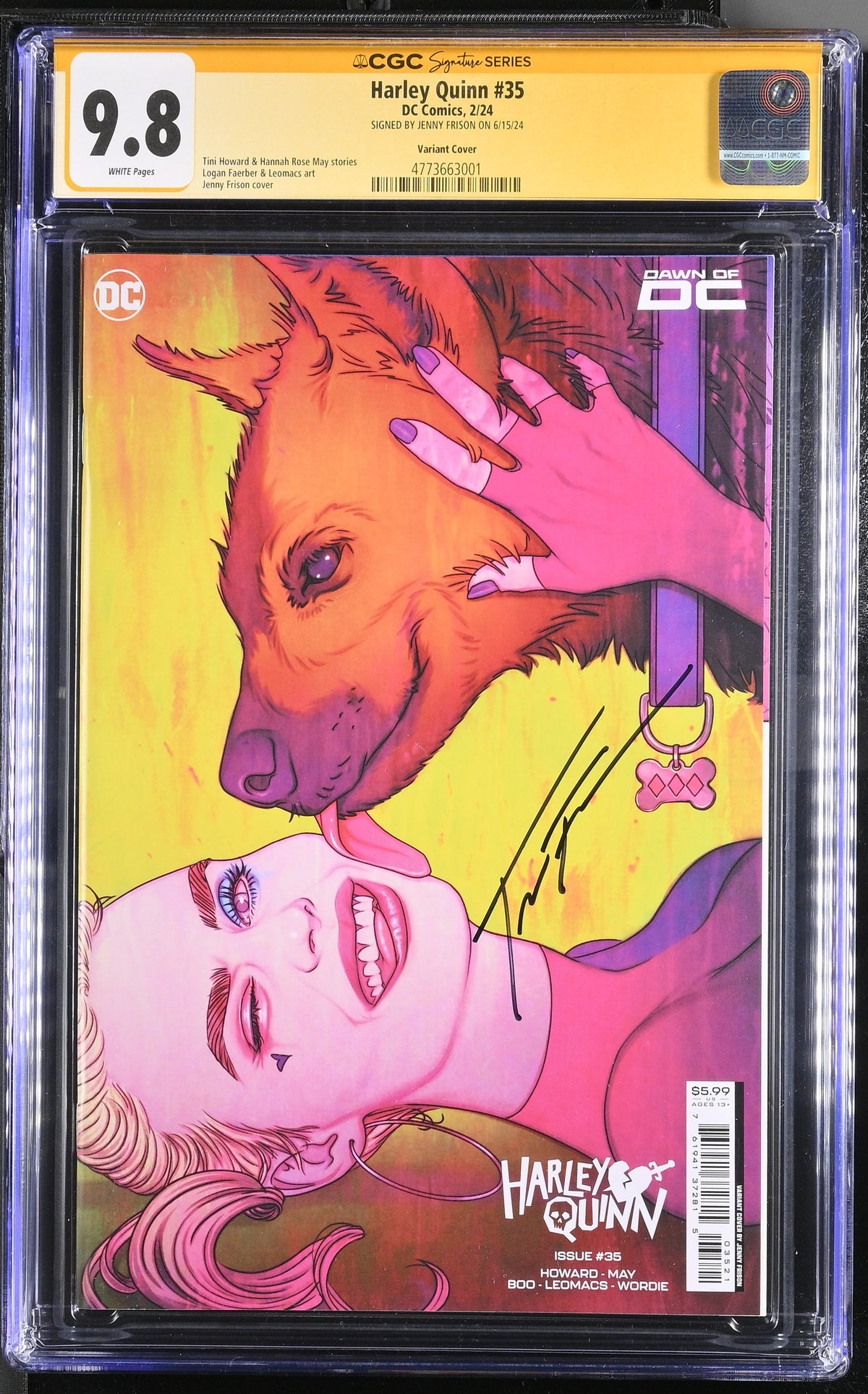 Harley Quinn #35 CGC 9.8 front