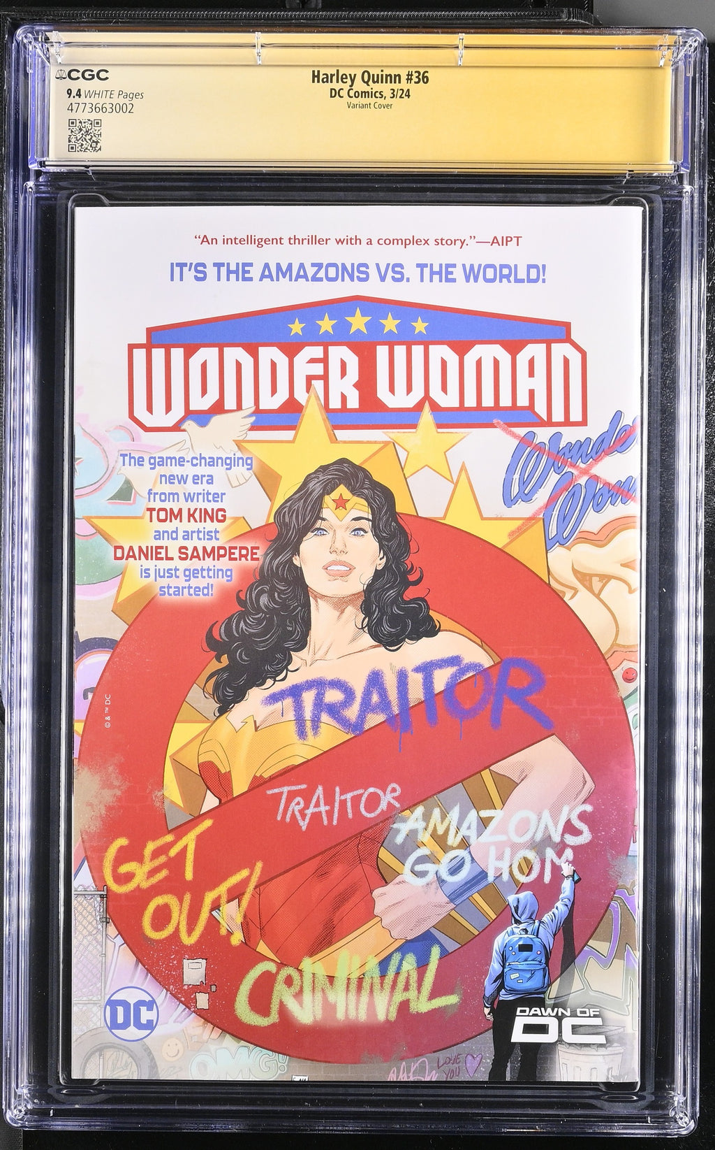 Harley Quinn #36 CGC 9.4 back