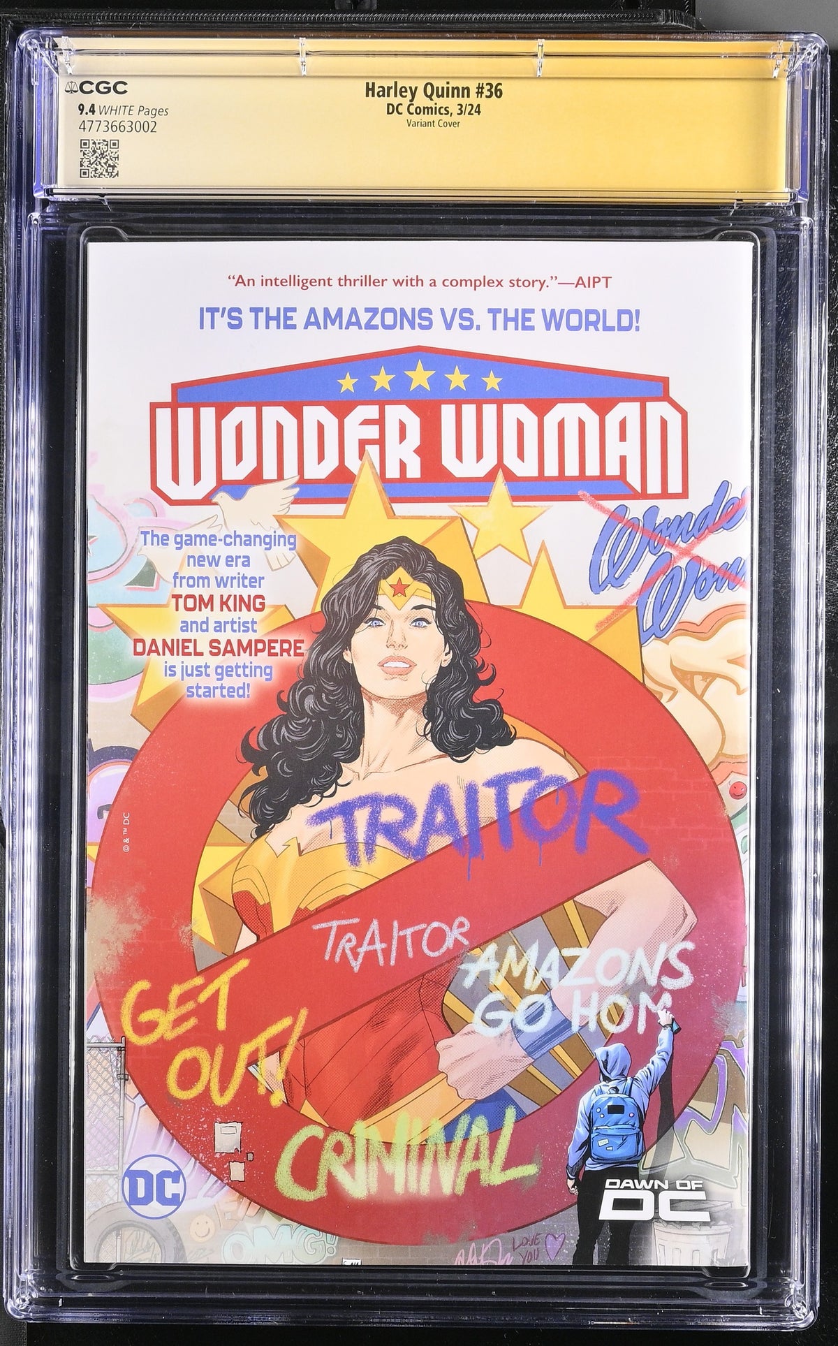 Harley Quinn #36 CGC 9.4 back