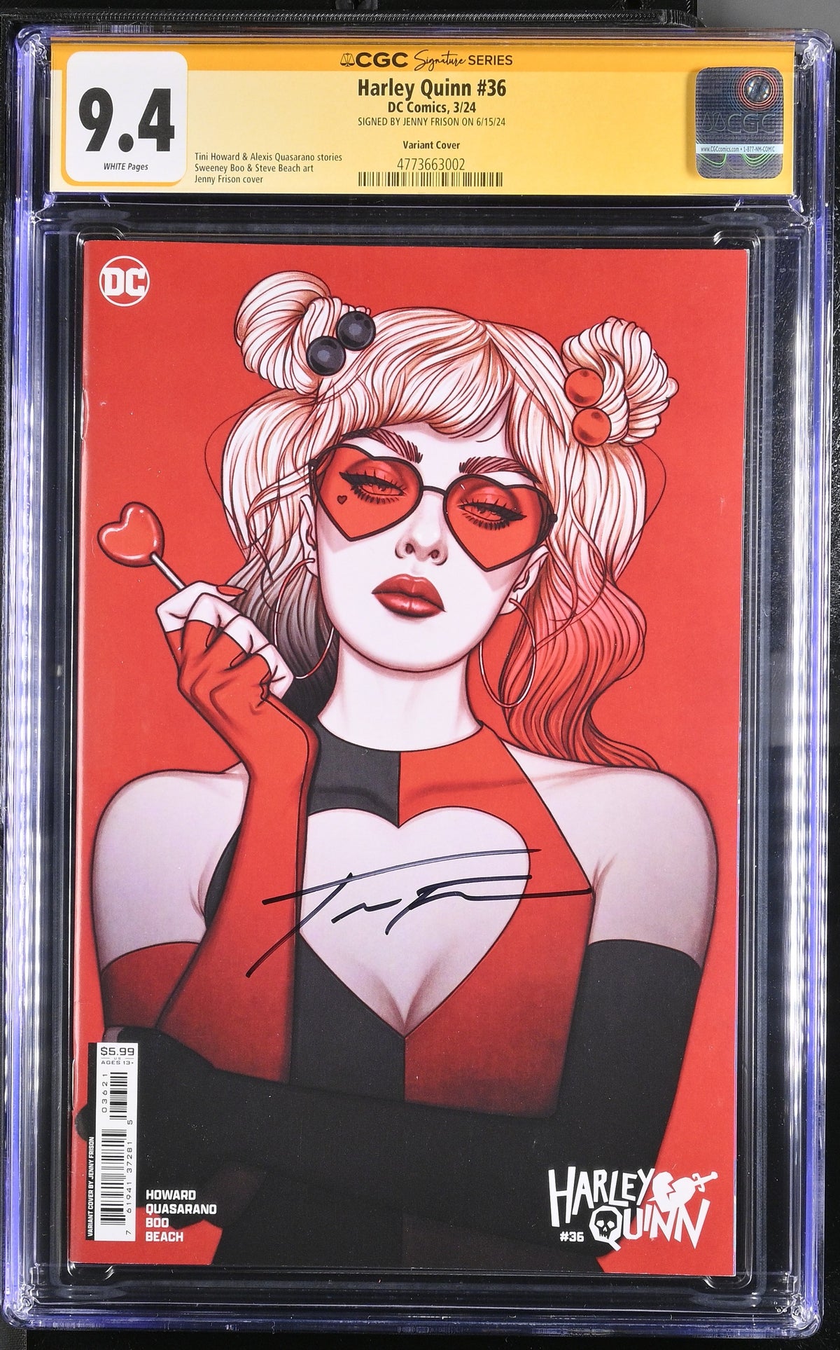 Harley Quinn #36 CGC 9.4 front