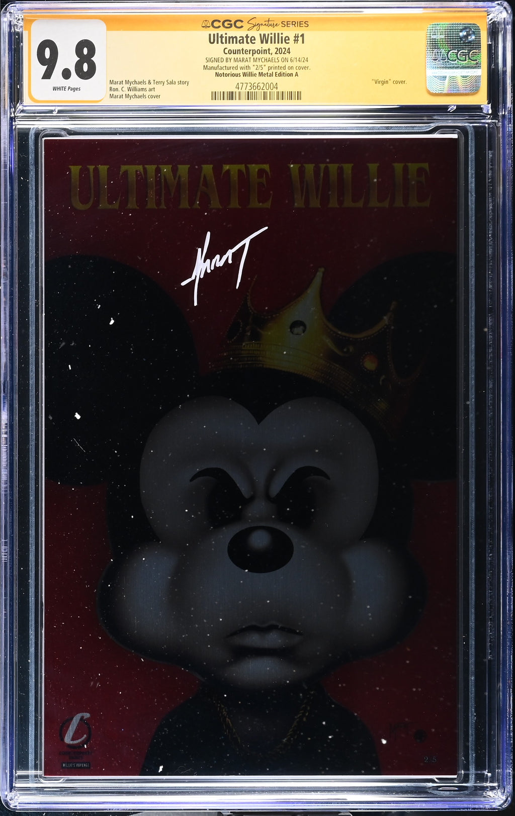 Ultimate Willie #1 CGC 9.8 front