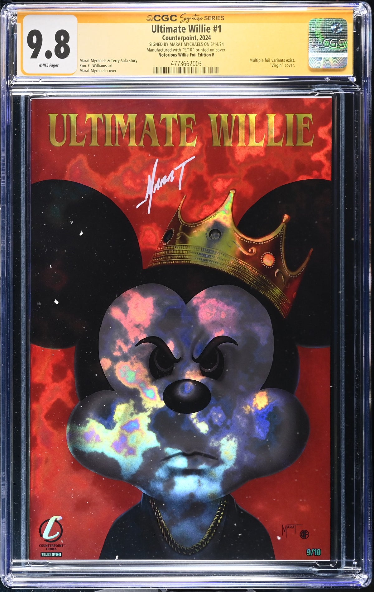 Ultimate Willie #1 CGC 9.8 front