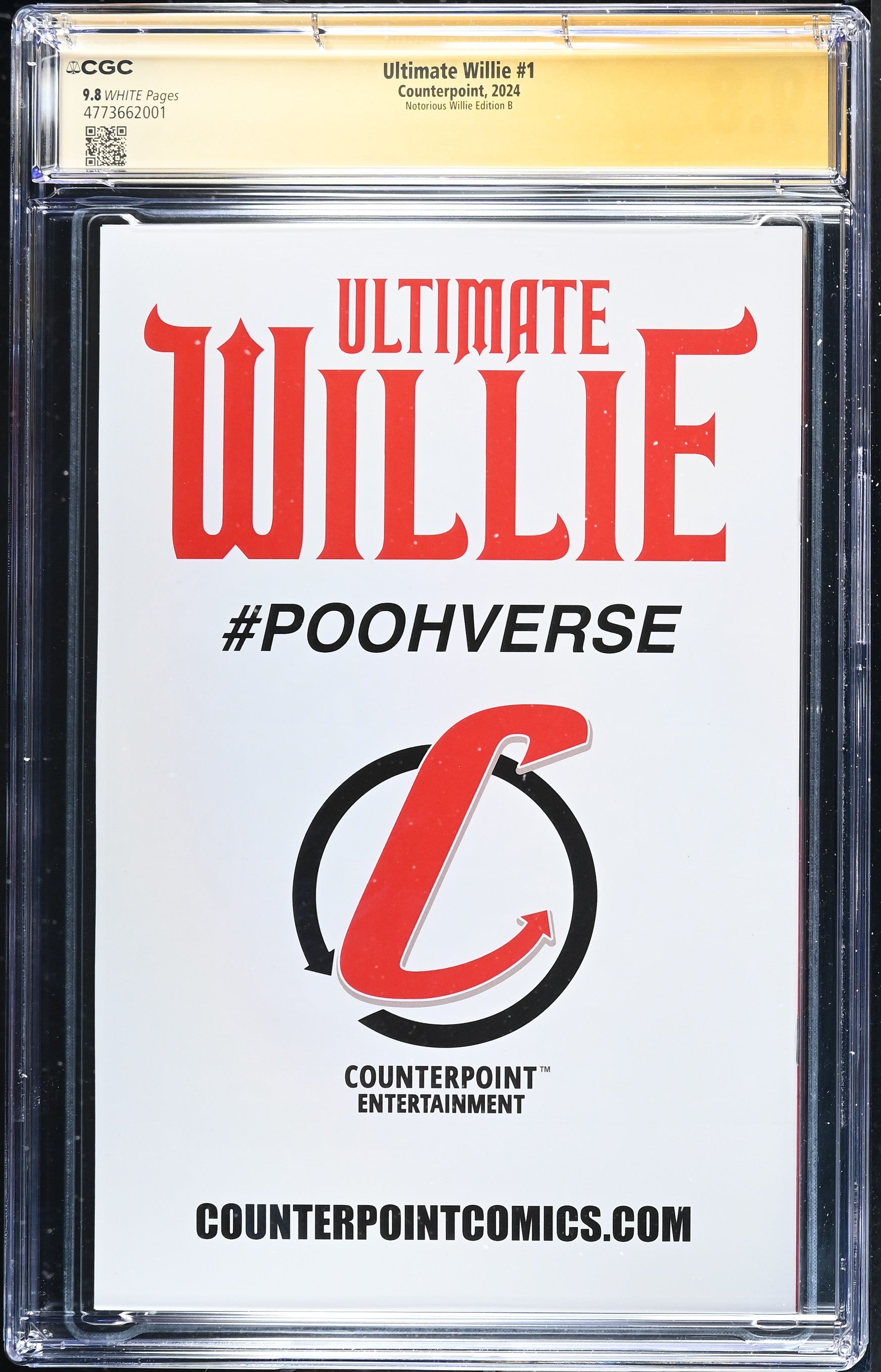 Ultimate Willie #1 CGC 9.8 - Notorious Willie Edition B - Signed by Marat Mychaels (CGC Signature Series) Secondary image