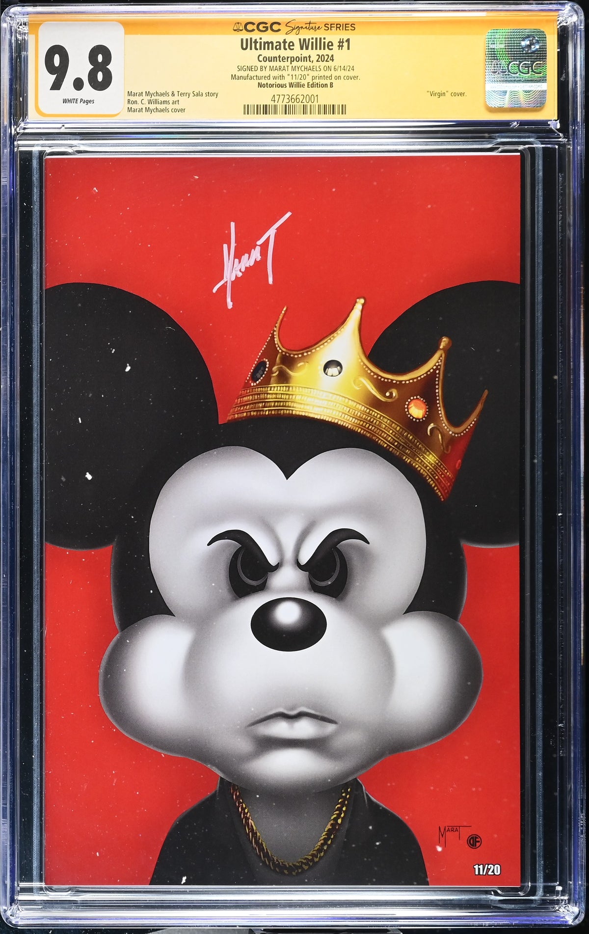 Ultimate Willie #1 CGC 9.8 front