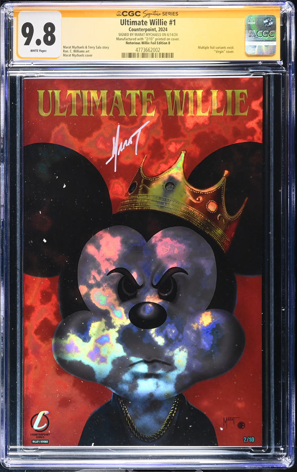 Ultimate Willie #1 CGC 9.8 front
