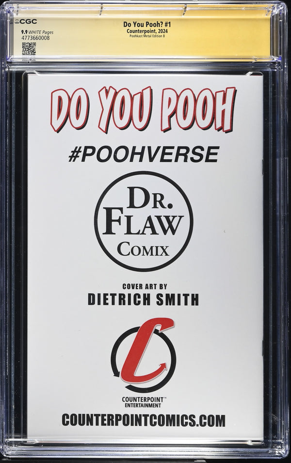Do You Pooh? #1 CGC 9.9 back