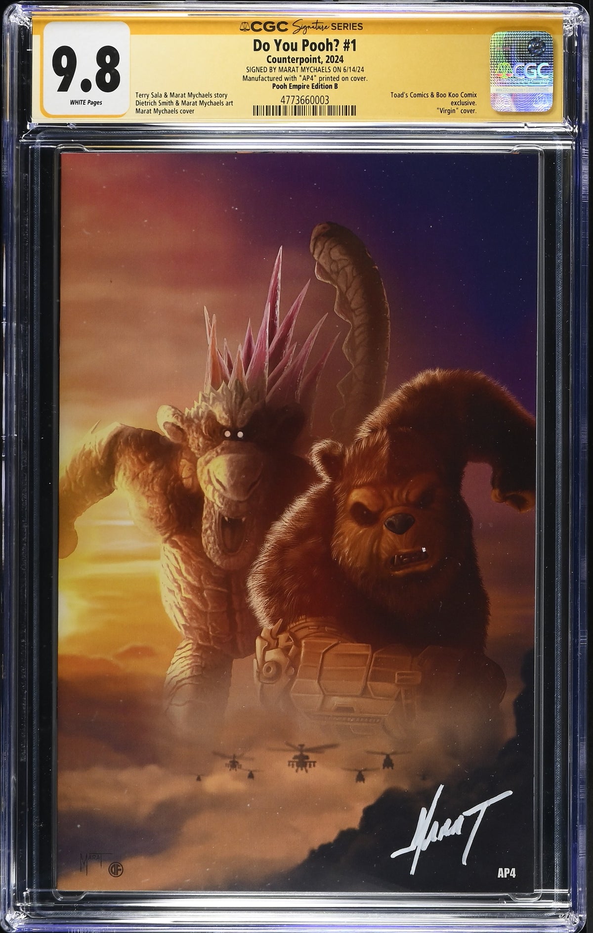 Do You Pooh? #1 CGC 9.8 front Main image