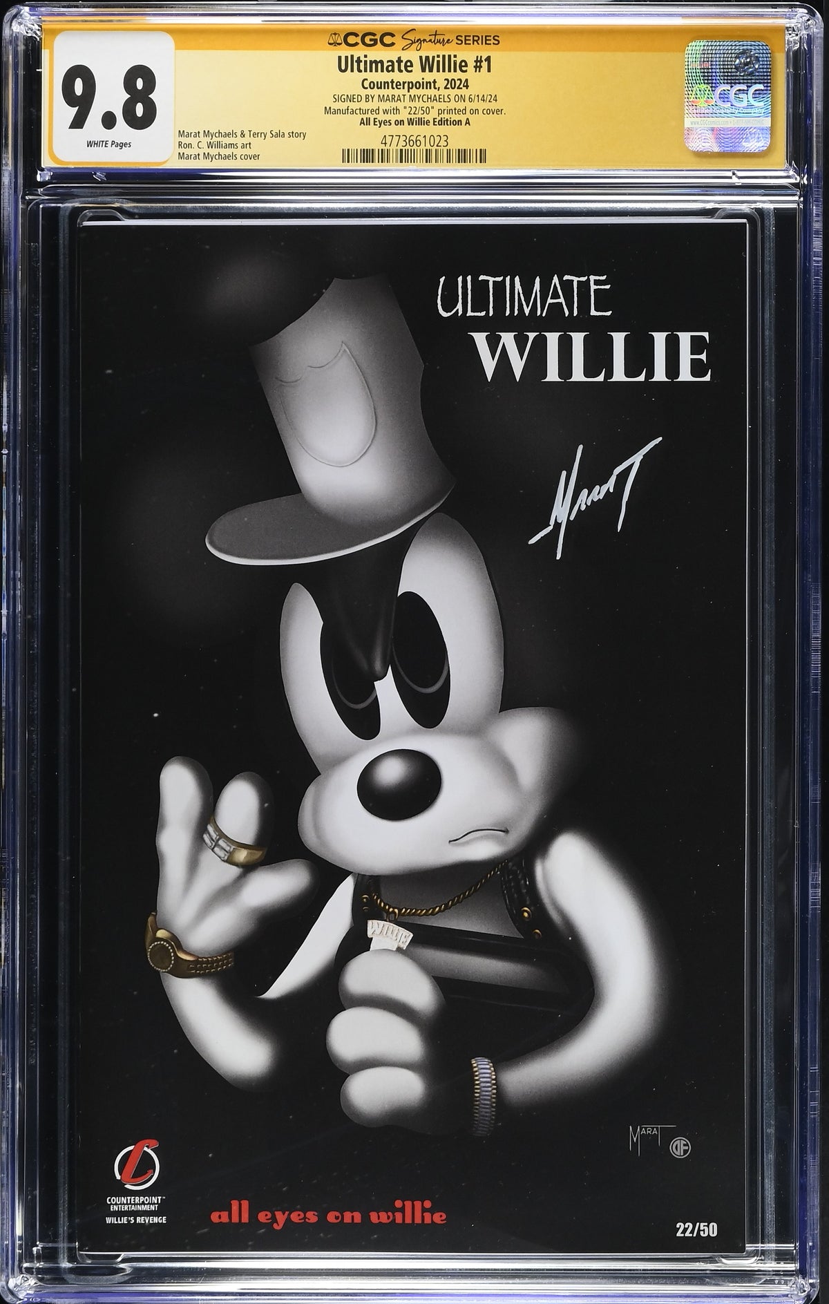 Ultimate Willie #1 CGC 9.8 front Main image