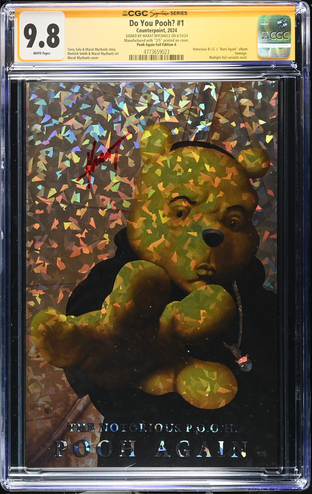 Do You Pooh? #1 CGC 9.8 front