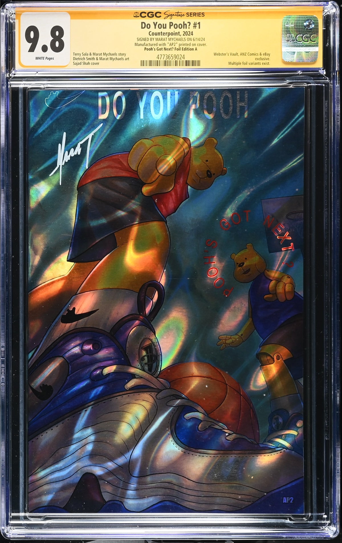 Do You Pooh? #1 CGC 9.8 front