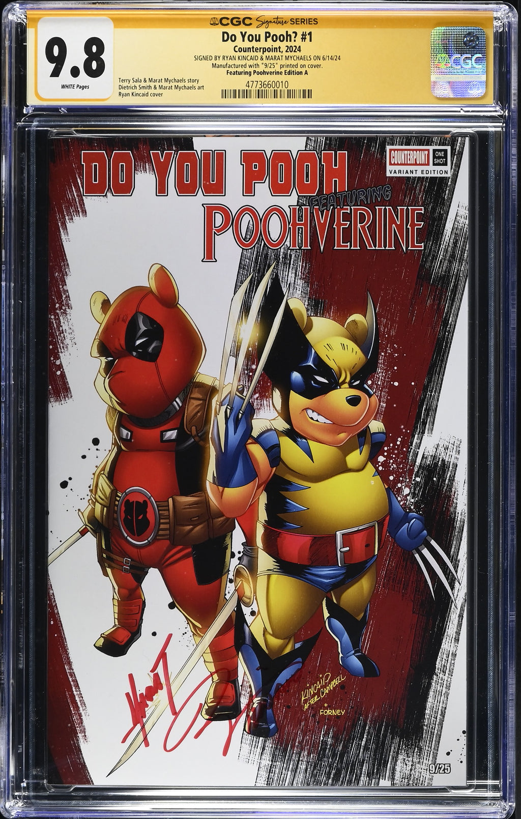 Do You Pooh? #1 CGC 9.8 front