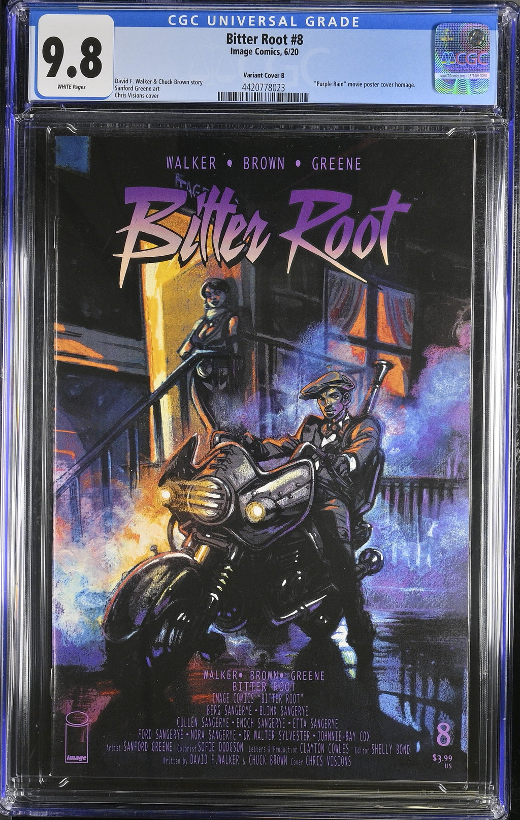 Bitter Root #8 CGC 9.8 front