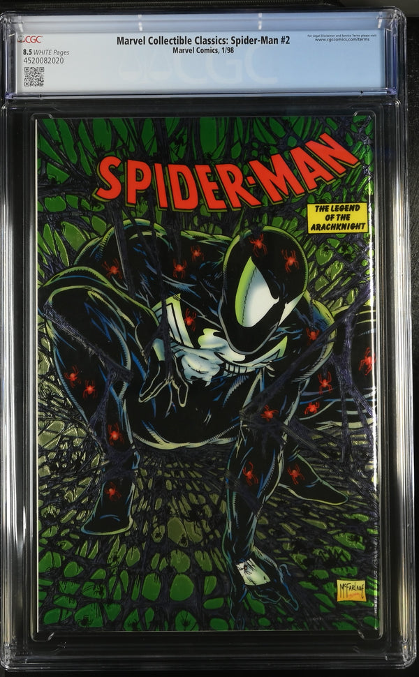 Marvel Collectible Classics: Spider-Man #2 CGC 8.5 back