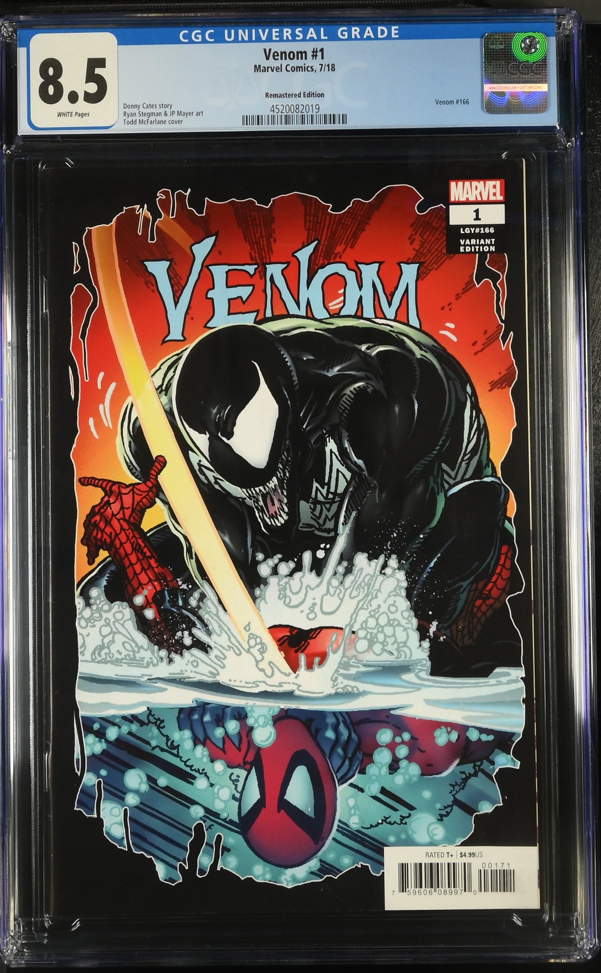 Venom #1 CGC 8.5 front