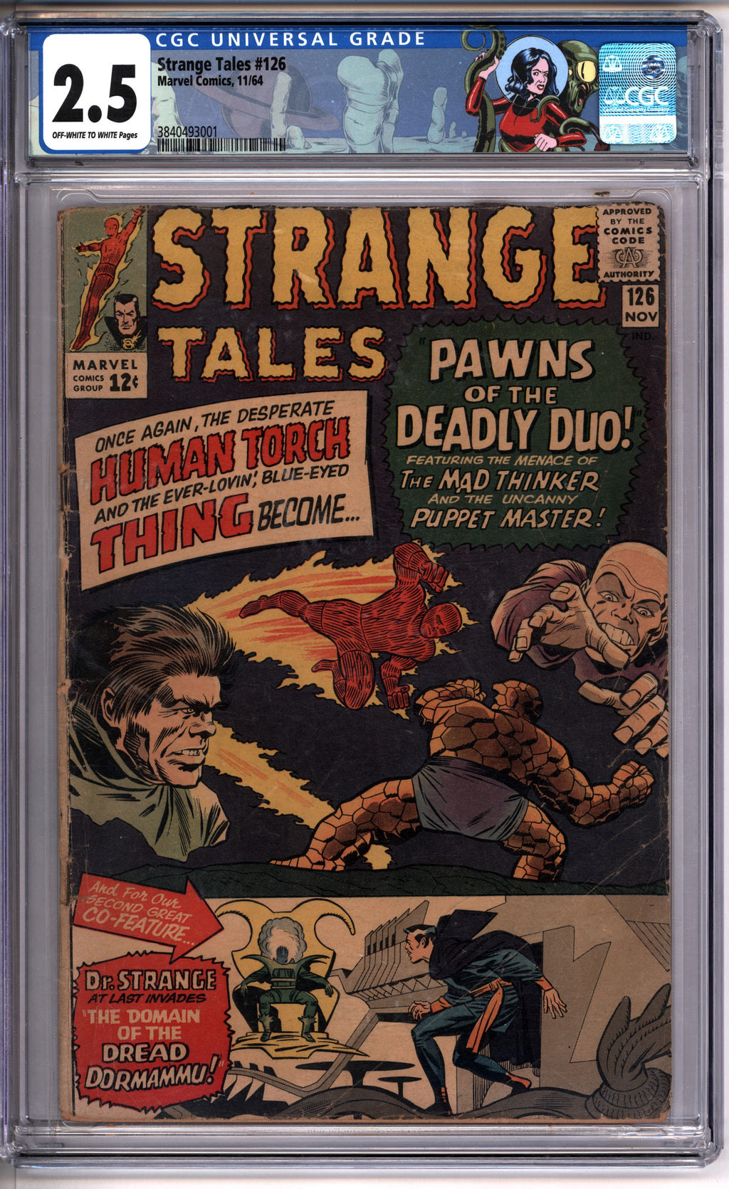 Strange Tales #126 CGC 2.5 front
