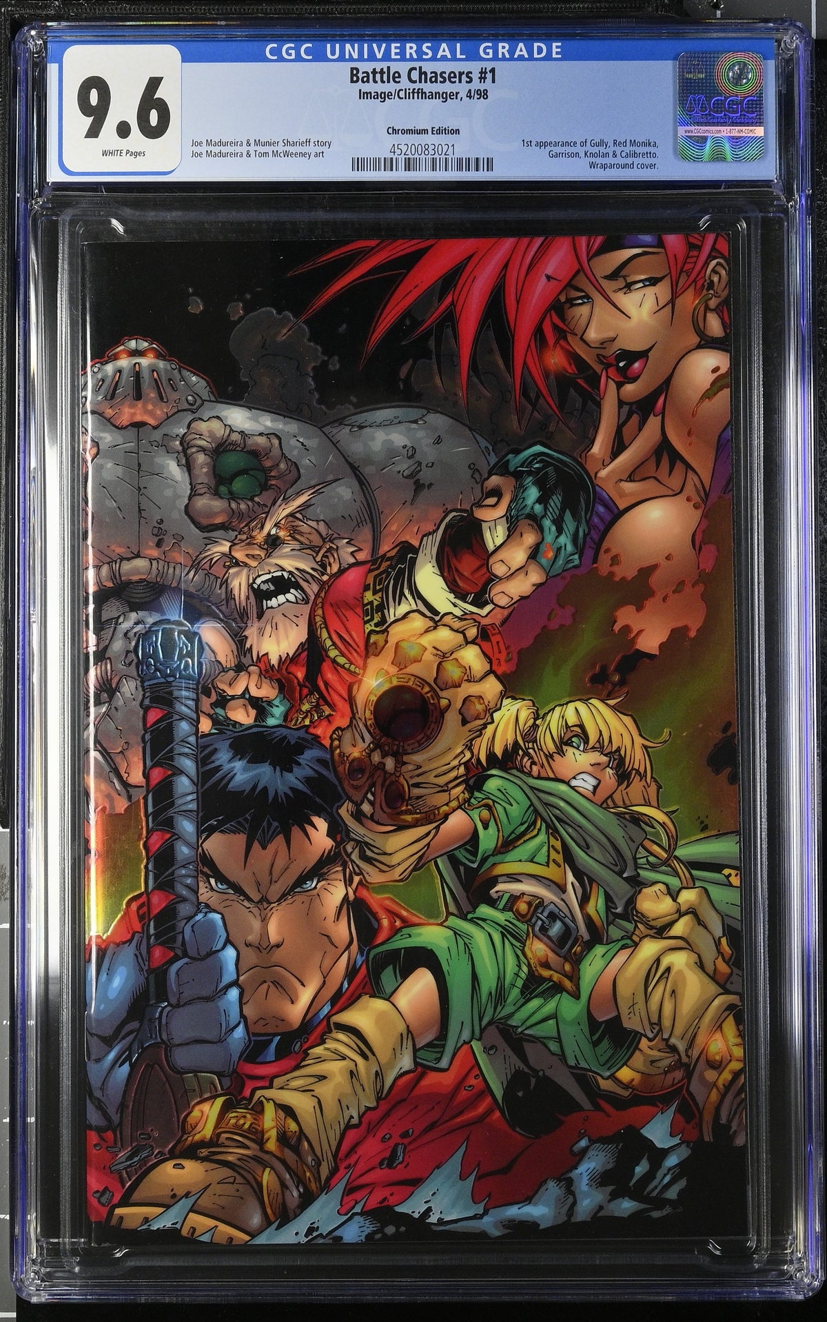 Battle Chasers #1 CGC 9.6 front