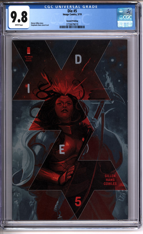Die #5 CGC 9.8 front